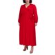 thumbnail image 1 of Signature by Robbie Bee Womens Maxi A-line Dress, mediumred, Plus Size, 24W, 1 of 1