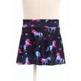 thumbnail image 2 of zdhoor Kids Girls Rash Guard Bikini Bottoms Leaf Pattern Swim Skirts Sun Protection Summer Beach Black 16, 2 of 7
