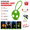 Green, variant on 2Pcs Outdoor Silicone LED Light for Backpack, Running, and Night Safety