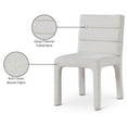 thumbnail image 2 of Meridian Furniture Kai Cream Boucle Fabric Dining Chair, 2 of 8