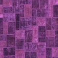 thumbnail image 1 of Ahgly Company Indoor Square Abstract Purple Modern Area Rugs, 4' Square, 1 of 4