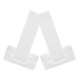 thumbnail image 1 of TEHAUX Laundry Storage Hooks 2Pcs White Plastic Pegboard Accessories For Organizing And Displaying Items, 1 of 8