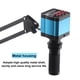 thumbnail image 4 of Usb/Hdmi-Compatible Con Tf Video Recorder Industrial Lab Soldadura Video Microscopio Cámara Gran Campo Visual Manual Iris Lente De Zoom Con Lente 120X Para Reparación De Pcb,48Mp 1080P 2K Vogacara TO005581-01, 4 of 7