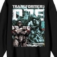 thumbnail image 2 of Transformers One Megatron Poses Adult Black Crew Neck Long Sleeve Sweatshirt-XXL, 2 of 3