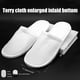 thumbnail image 4 of Zapatillas de lana una vez antideslizantes gruesas zapatillas de spa para el hogar, hotel, viaje, fiesta, invitado, 4 of 7