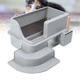 thumbnail image 1 of Caja de de Gato Grande, Caja de para Gatos de Acero inoxidable de Mantenimiento fácil para Gatos Grandes, 1 of 7