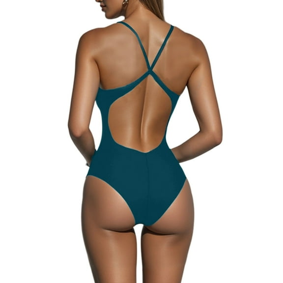 Women's Swimsuit Bikini Style Monokini With Removable Padding For Swimming Beach Pool Party Summer Vacation