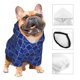 thumbnail image 3 of Fotbe Blue Lantern Shapes Sudadera con Estampado para Perros Pequeños – Suéter con Capucha para Mascotas, Tela Suave de Forro Polar con Bolsillo-X-Small, 3 of 7