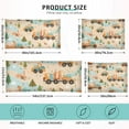 thumbnail image 5 of Plush Pillow Covers Luxury Soft Throw Pillow Cases Decorative Bed Sofa Pillowcase with Zipper 20x30in Cartoon Truck Excavator Trees, 5 of 8