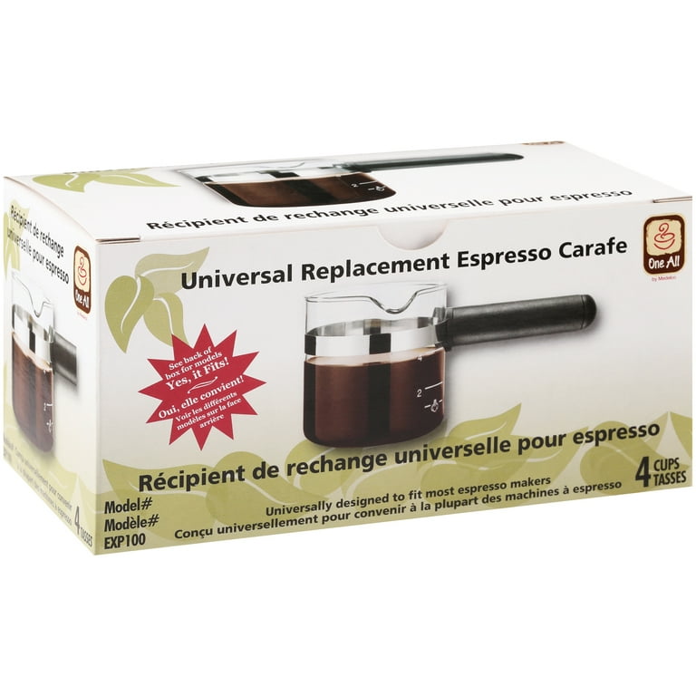 Mr. Coffee Universal Glass 4-Cup Carafe, Black