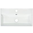 thumbnail image 3 of 21.6" White Ceramic Bathroom Sink | Stain-Resistant and Long-Lasting | Natural and Heat-Resistant | Enhance Bathroom's Beauty, 3 of 5