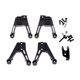 thumbnail image 4 of Soporte de Choque Trasero Delantero Perfke Aleación de Aluminio para SCX10 LL 90046 Negro, 4 of 9