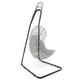 thumbnail image 5 of Costway Soporte Trípode para Silla Hamaca, Ajustable en Altura de 195-236 cm con Marco de Metal Resistente, Soporte para Columpio para Interiores y Exteriores con Gancho y Cadena de Metal, 5 of 5