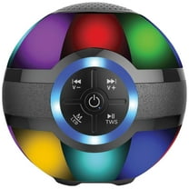 TOPTECH BRAZE-4 Bluetooth Speaker, 3" Woofer, LED Light Show, Black