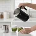 thumbnail image 3 of Willow Kitchen 4-in-1 0.24L Electric Milk Frother & Steamer Pitcher with Nonstick Stainless Steel Interior for Coffee, Milk, Lattes, & Hot Chocolate, Automatic Shutoff & Cordless, Black, 3 of 9
