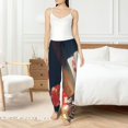 thumbnail image 6 of Lsque Casino Poker Chips Print Women's Pajama Pants, Lounge Pant - Comfortable Home Wear,Elastic Waistband, Stylish Design-Large, 6 of 9