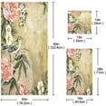 thumbnail image 3 of Dreamtimes Vintage Flower Birds Towel Set of 3, Ultra Soft and Absorbent Bath Towels for Bathroom Sports Gym Swim Spa Beach (1 Bath Towel, 1 Hand Towel & 1 Washcloth), 3 of 7