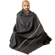 Wool Shawl, Wool Wrap or Meditation Shawl Blanket for Men and Women, Unique Gift