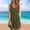 Army Green, variant on Jerdar Women's Summer Casual U Neck Sundresses Pleated Knee Length Sleeveless Tank Dress XXL
