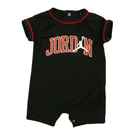 

Pre-owned Air Jordan Boys Black | Red Romper size: 3 Months