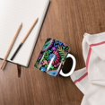 thumbnail image 4 of Yiaed Watercolor Floral Paisley Print Ceramics Coffee,Large Handle Design,Extra Large Tea and Coffee Cup for Office and Home Mugs, 4 of 6