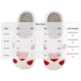thumbnail image 3 of Viluyesy Womens Scuff Slippers Curly Fleece Lined Cat Embroidery Closed Toe Non Slip Warm Soft Indoor House Slides Red Size 7.5, 3 of 7