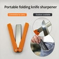 thumbnail image 2 of Generic Professional Kitchen Sharpener, Portable Double-Sided Diamond, For Folding Pocket Knives, Stainless Steel, 1 Piece, 2 of 9
