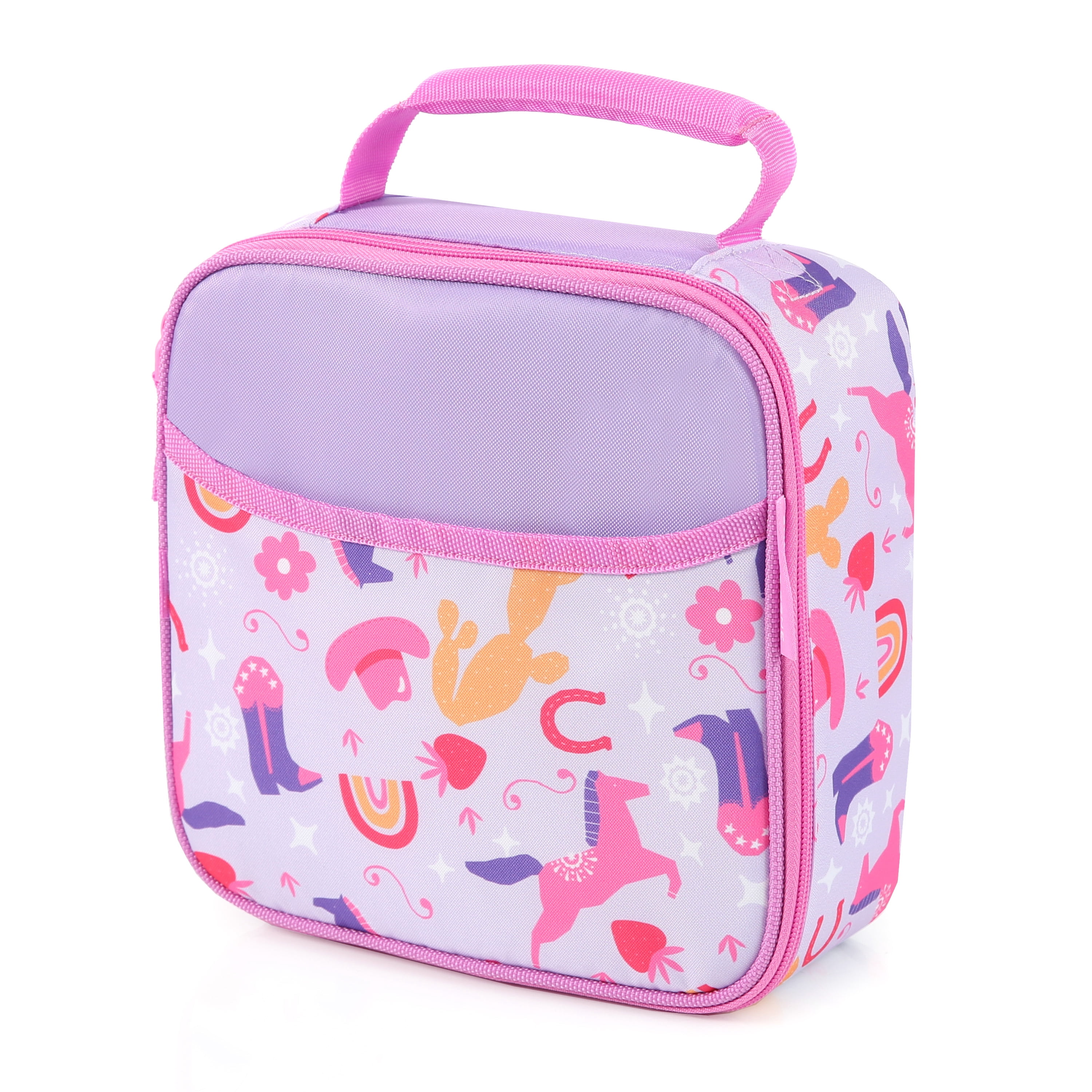 Arctic Zone Combo Lunch Box, Rainbow Western, Includes Food Container, Water Bottle, and Ice Pack