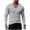 #03 Gray 【Mix & Match: Essential Colors in Stock】, variant on Men's Casual Loose Fit V-Neck Long Sleeve Top Shirt Ventilate Breathable Cooling Workout Gym Fitness Training Tee | AESTIVO,Khaki L