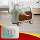 thumbnail image 5 of Maleta para niños ligera, de regalo, rígida, para llevar en el equipaje, de gran capacidad. Azul, 5 of 9