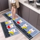 thumbnail image 4 of Alfombra de cocina antideslizante con estampado de dibujos animados, lavable, para entrada de casa, sala de estar, dormitorio, decorativa, 4 of 4