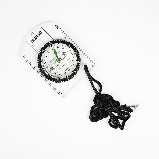 Camping & Hiking Outdoor Multifunctional High-Transparency Portable Scale With Map and Practical Life-Saving Tools