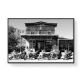 thumbnail image 2 of wall26 Floating Framed Canvas Wall Art for Living Room, Bedroom Black and White Building Canvas Prints for Home Decoration Ready to Hang - 16x24 inches, 2 of 4