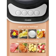 12 Cup Food Processor, 6 Functions for Chopping, Slicing, Shredding Purees & Dough