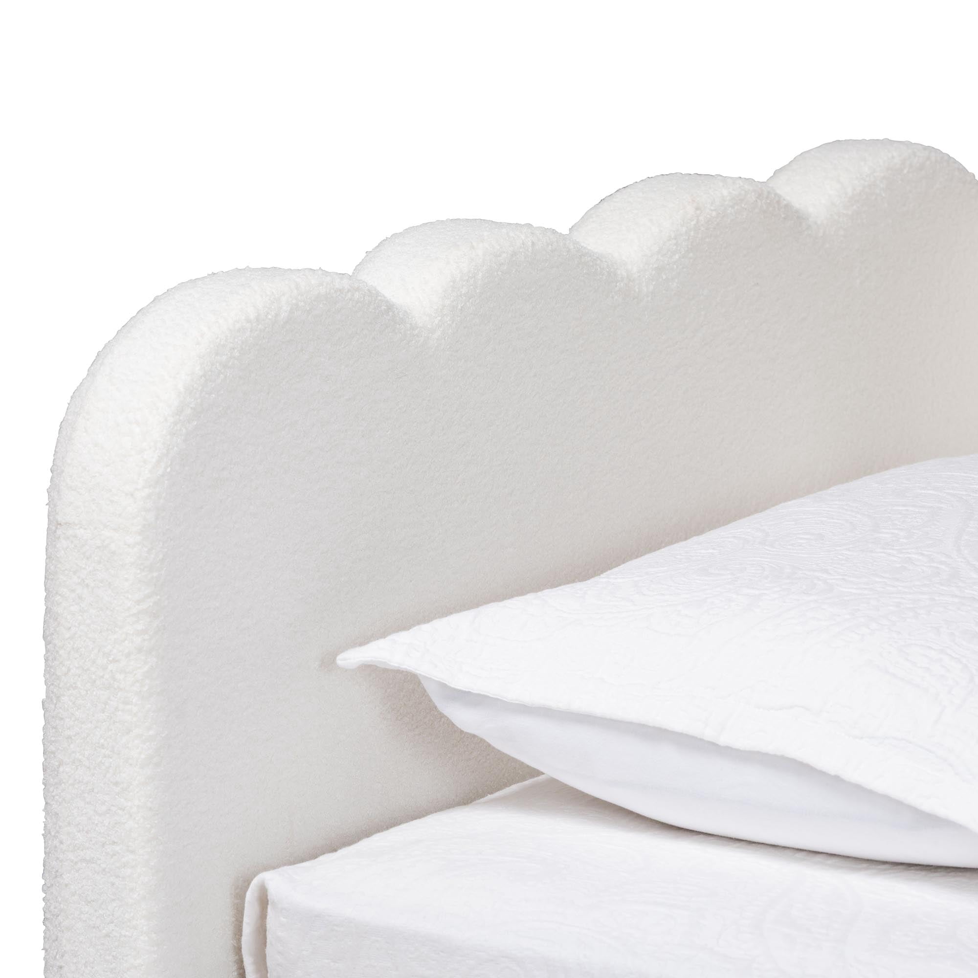 Baxton Studio Palmer Modern Daybed with Trundle, Twin, Cream