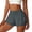 1-Grey, variant on Athletic Running Shorts for Women 2 in 1 Stretch High Waisted Workout Gym Yoga Dolphin Shorts Lightweight Breathable Quick Drying Sports Short Pants with Lined Pockets 2-Green M