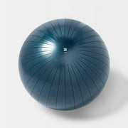 All in Motion Stability Ball Comes in 55cm, 65cm and 75cm with Sturdy Anti-burst Design that Holds Up to 300 Pounds, Blue