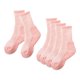 thumbnail image 5 of 3 pares de calcetines de lana para niños calcetines térmicos para senderismo actividades al aire libre esquí Rosa 33 a 38, 5 of 8