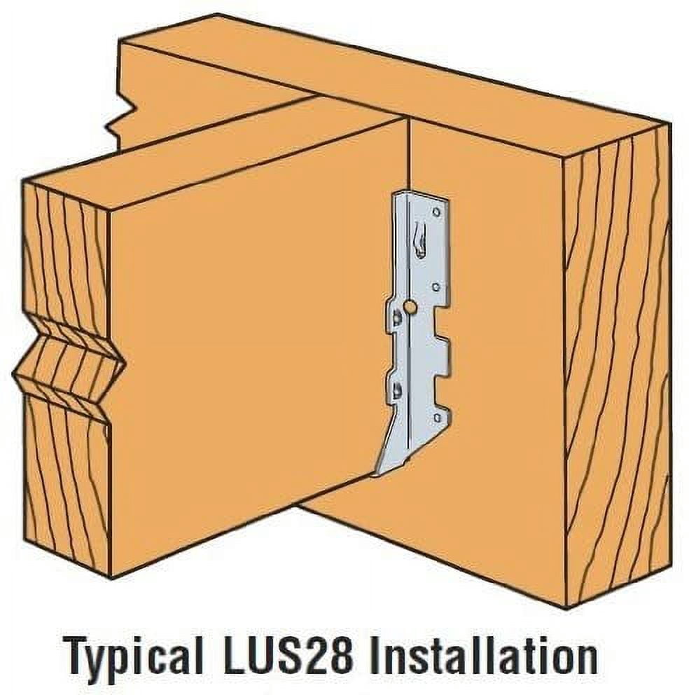 Simpson LUS28Z G185 Face Mount Joist Hangers w Z-Max - Quantity 100