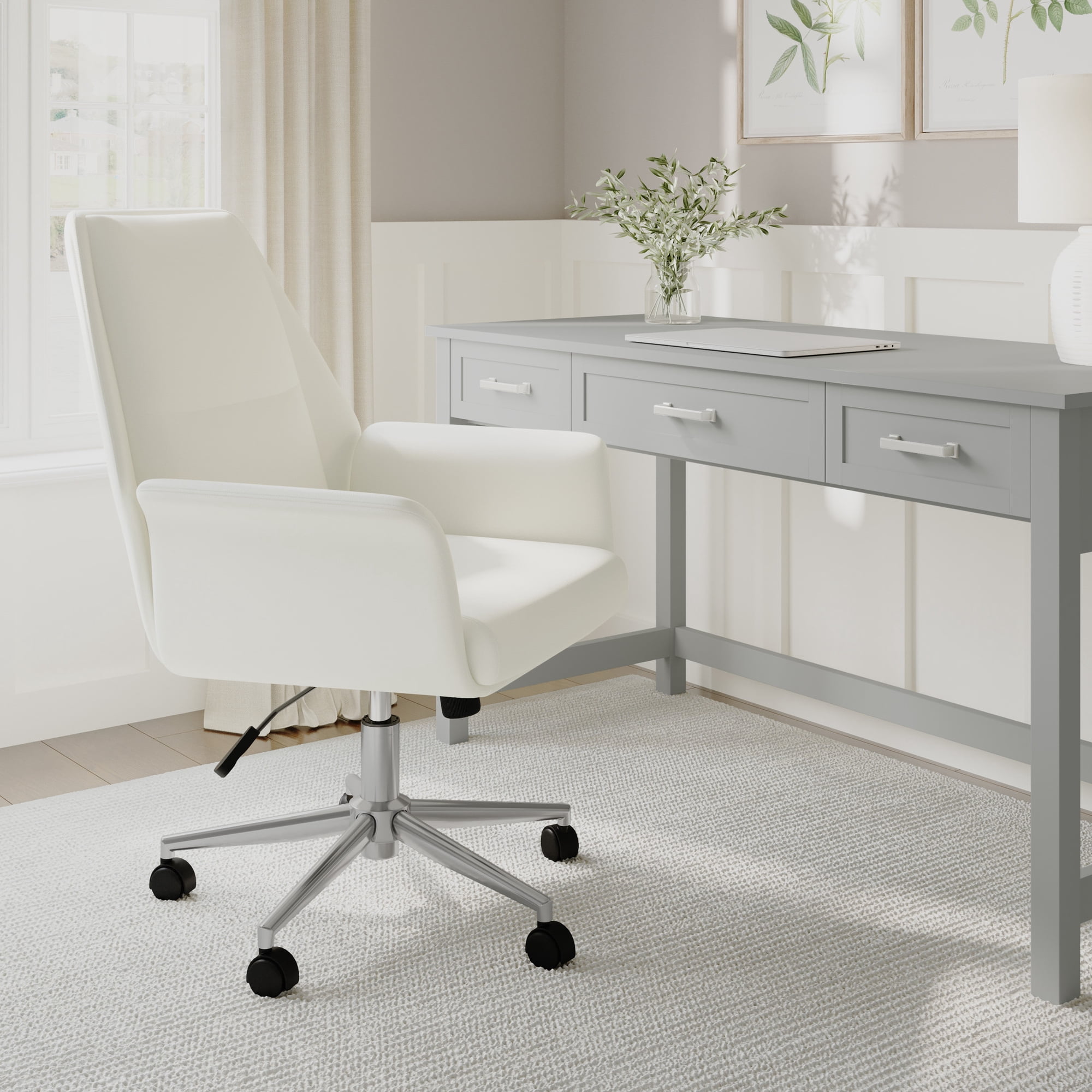 martha stewart upholstered office chair product