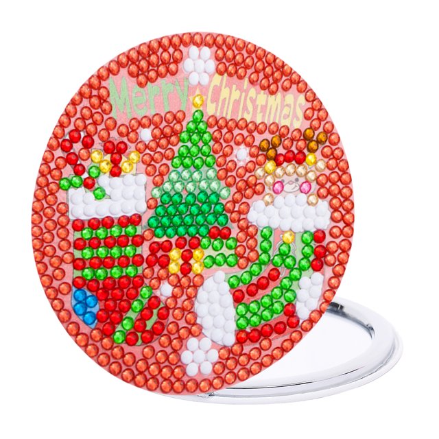 Kit Espejo DIY Santa Doble Cara para Adultos Principiantes