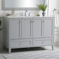 thumbnail image 2 of Elegant Decor Sommerville 48" Single Quartz Top Bathroom Vanity in Gray, 2 of 15
