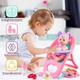 thumbnail image 5 of Juego de muñecas DeAo con cuna, silla alta móvil, accesorios de alimentación, 21 piezas, j deAO deAO, 5 of 5