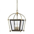 thumbnail image 2 of Hudson Valley Lighting 3612 Hollis 4 Light 13" Wide Taper Candle Pendant - Brass, 2 of 2