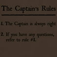 thumbnail image 3 of CafePress - Captain's Rules Dark T Shirt - Men's Classic Graphic Cotton T-Shirt, 3 of 4