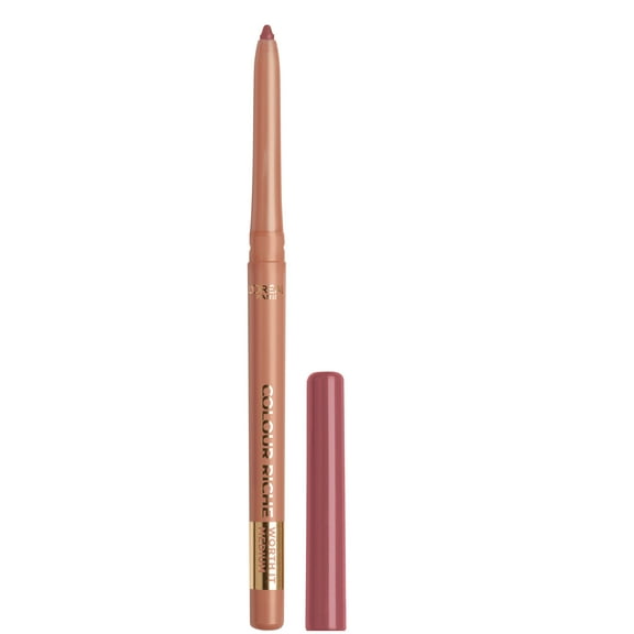 L'Oreal Paris Colour Riche Lip Liner Pencil with Omega 3 and Vitamin E, Worth It Medium, 0.01 oz