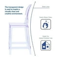 thumbnail image 2 of Heavenly Collection Clear Plastic Counter Stool, 2 of 9
