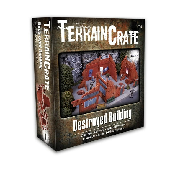 Mantic Terrain Crate: Destroyed Building MGE TC196