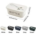 thumbnail image 3 of geerera Butter Dish Storage Box with Lid & Knife Sealed Container for Cheese Butter Spread Kitchen Counter Organization Fridge Safe, 3 of 4