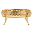 thumbnail image 5 of FELTECHELECTR 1Pcs Golden Gilded Iron Fruit Storage Tray For Restaurant Use 22X17X10.5in, 5 of 7